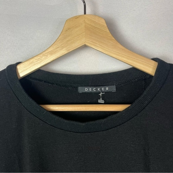Decker Black Pullover Crewneck Sweatshirt L - Picture 4 of 4